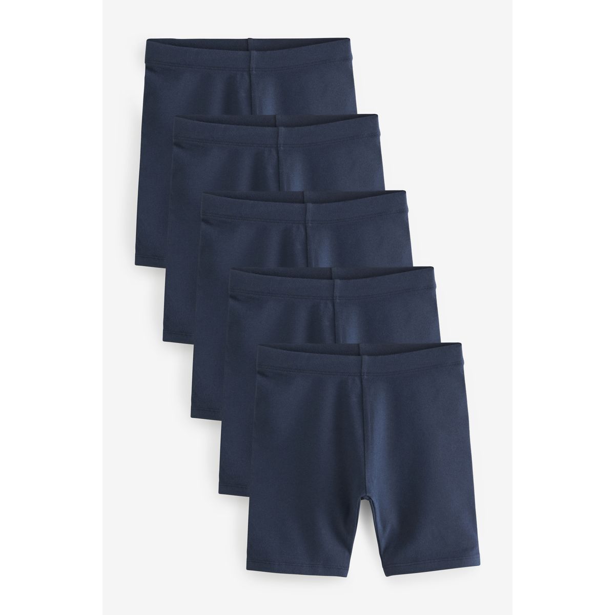 Shorts cyclistes longs, lot de 5 bleu marine, NEXT