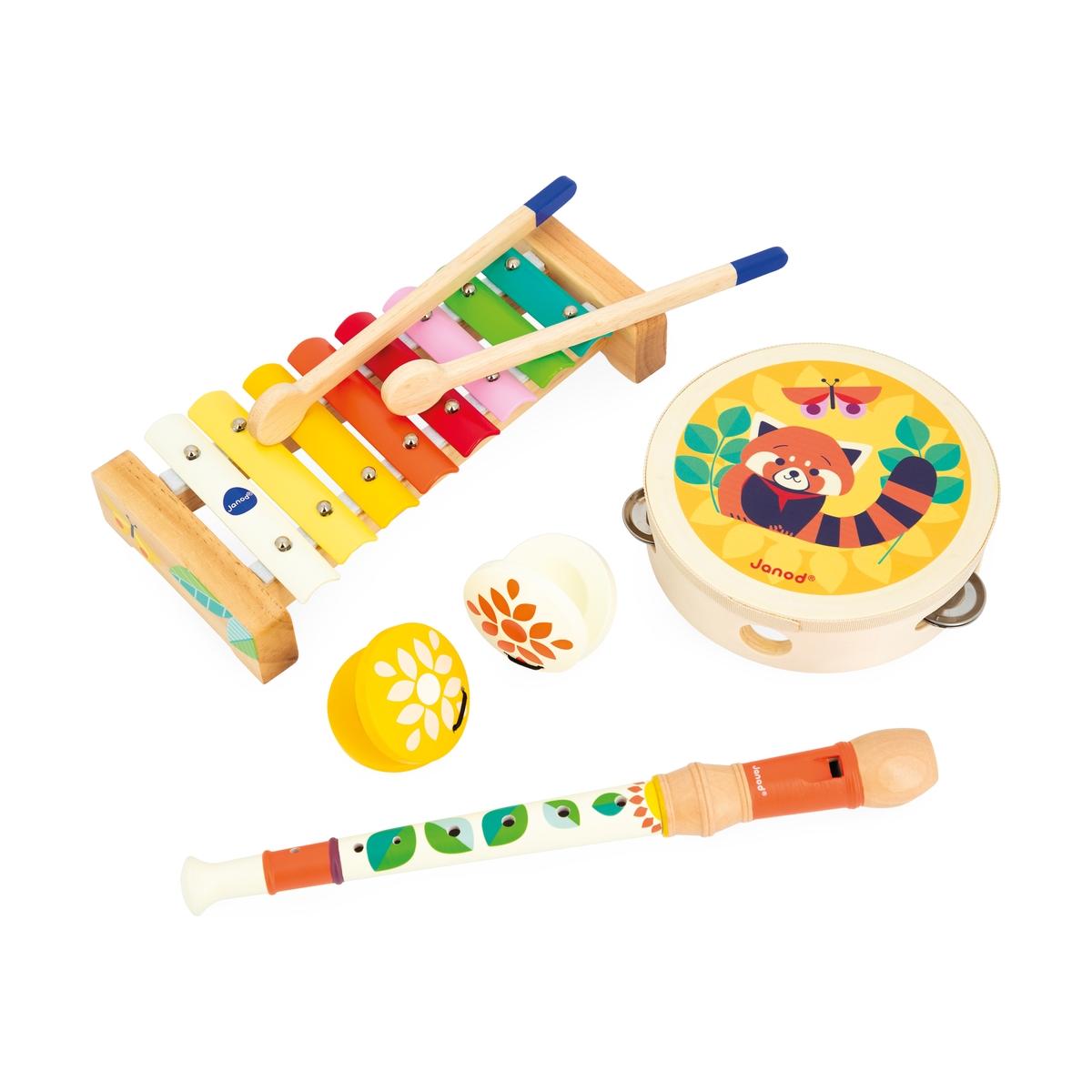 Set de 4 instruments Gioia multicolore, JANOD