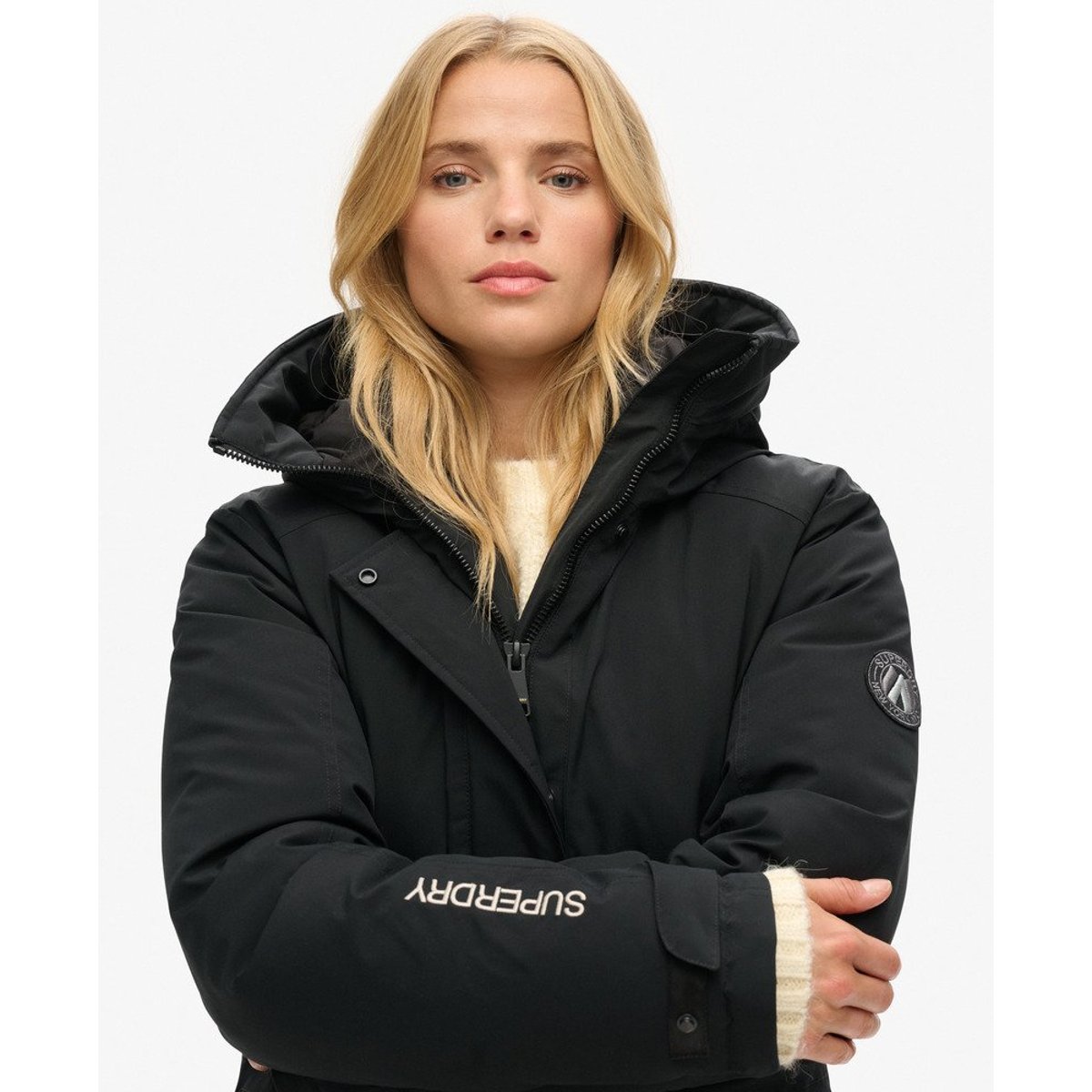 Parka rembourrée City noir, SUPERDRY