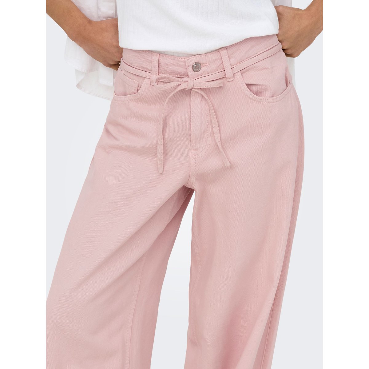 Pantalon À Jambe Large rose smoke, ONLY