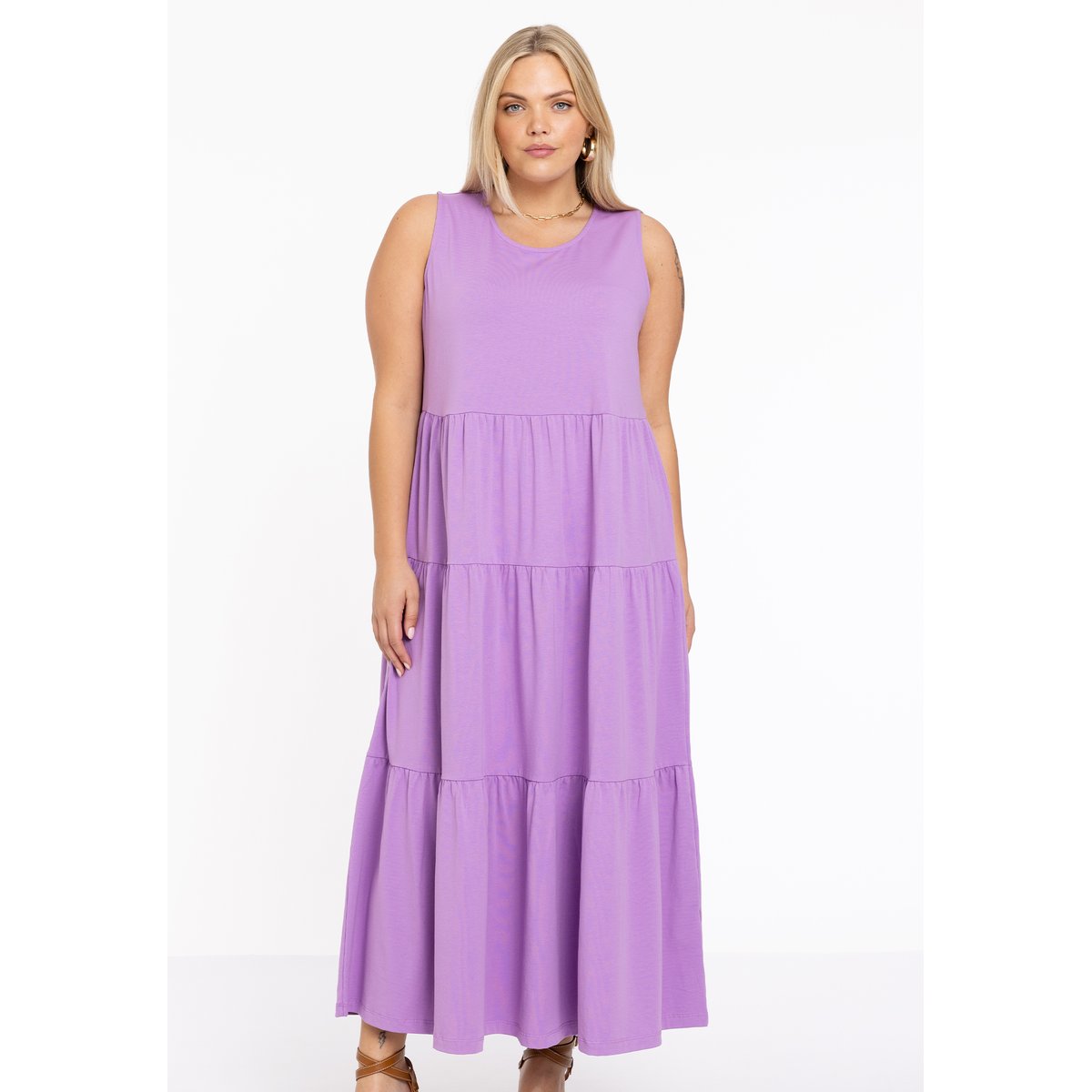 Robe sans manches violet clair, YOEK