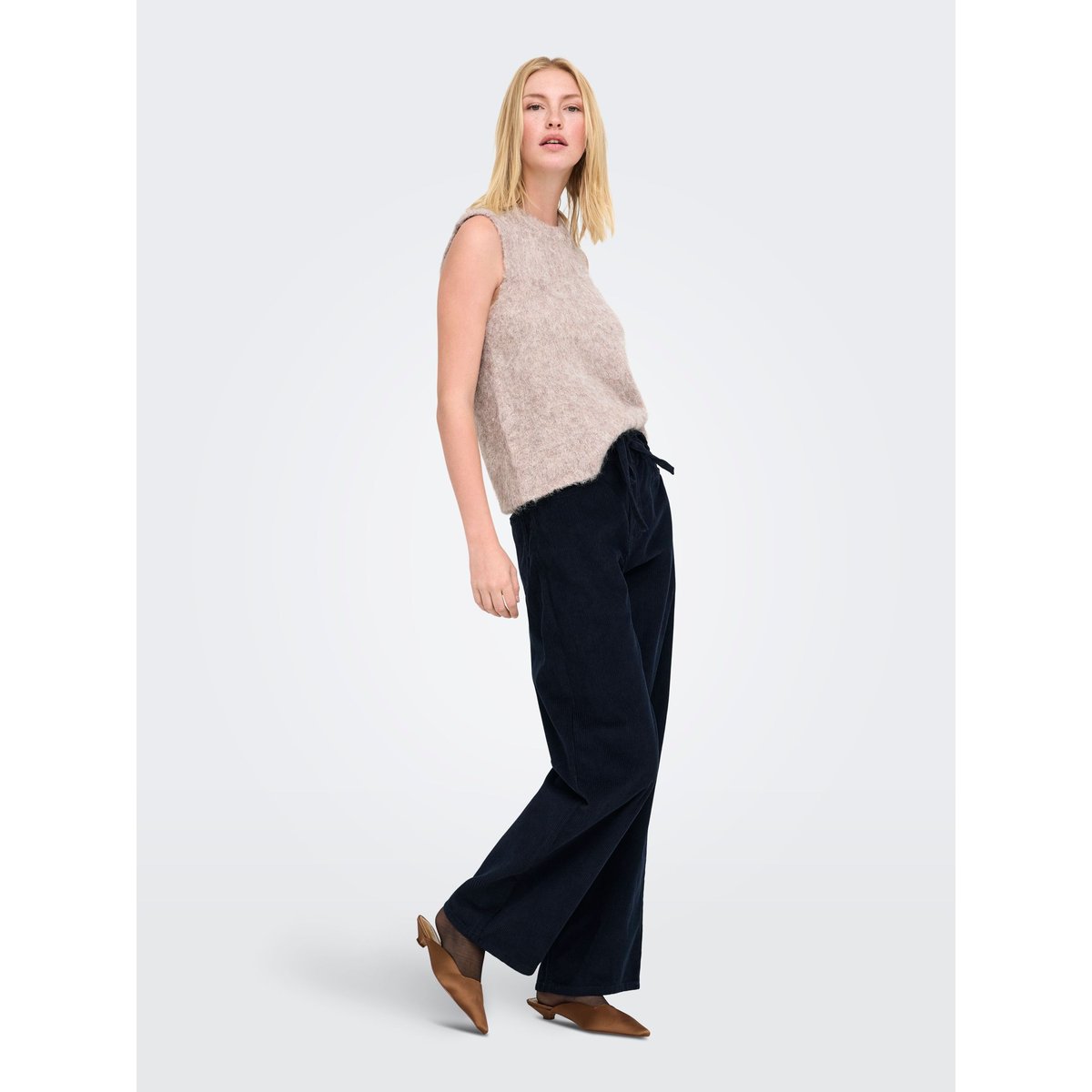 Pantalon À Jambe Large night sky 1, ONLY