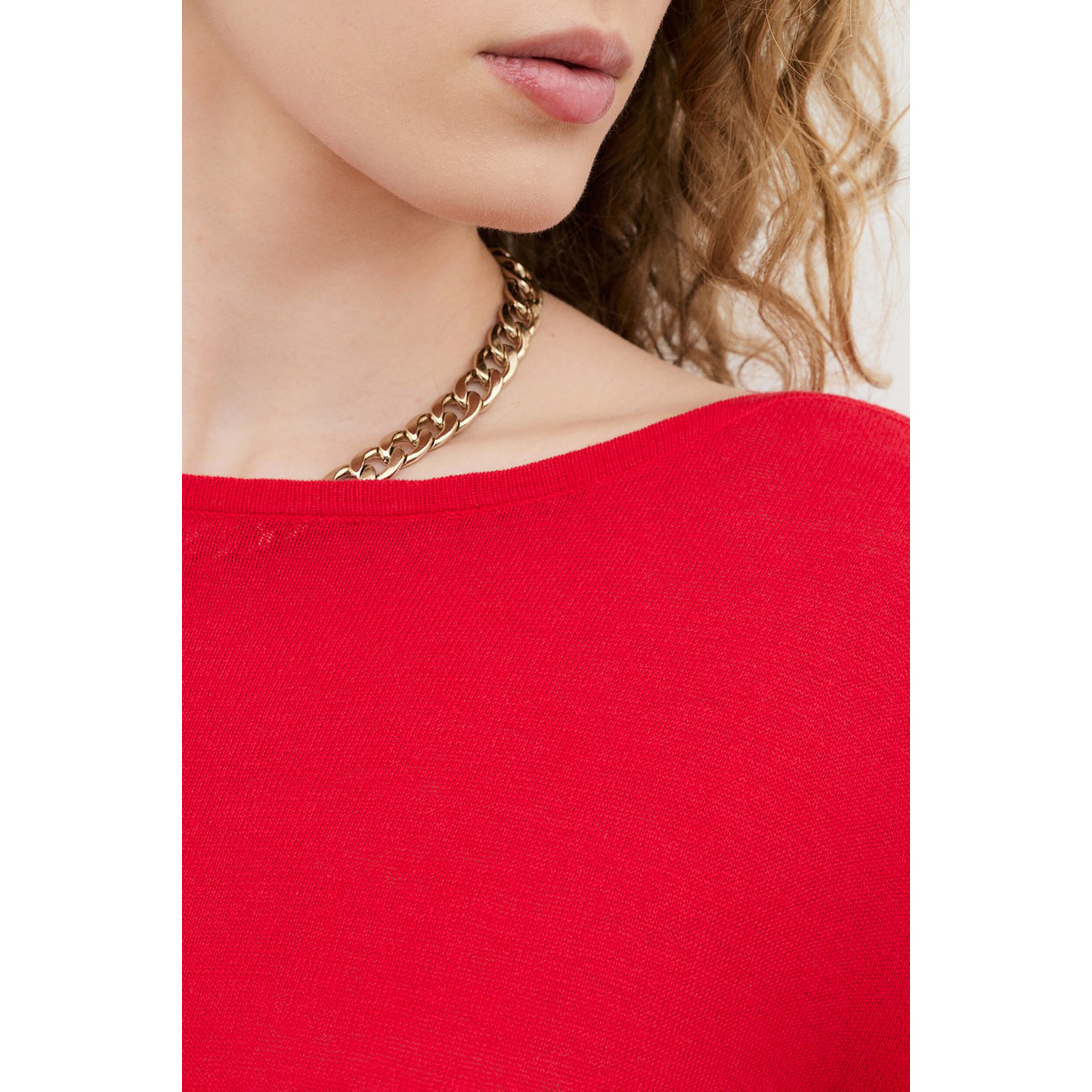 Pull ample lin PULL MCOLOMBE rouge, CAROLL