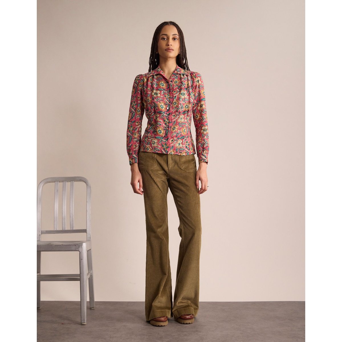 Chemise Rita imprimé, INES DE LA FRESSANGE PARIS
