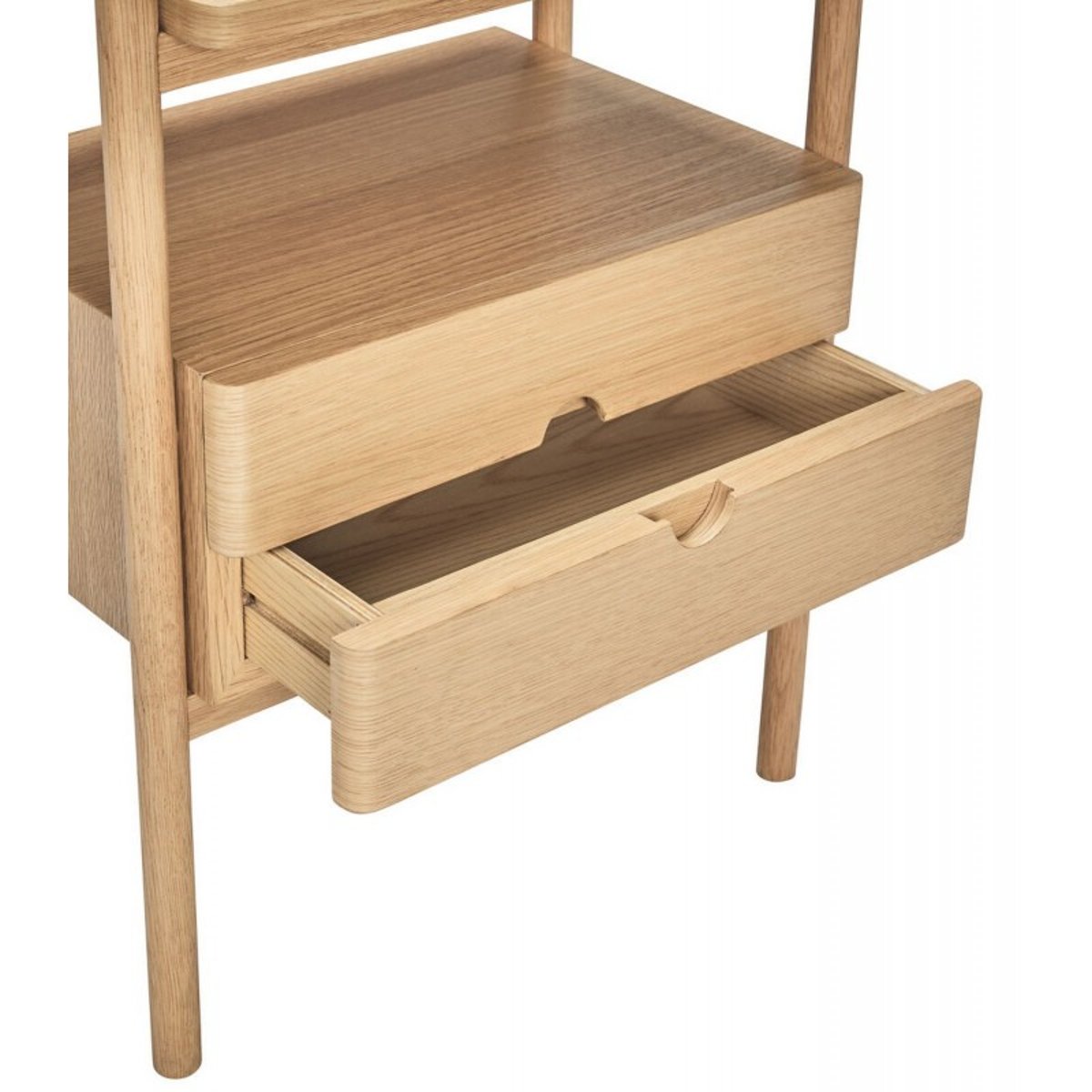 Table de chevet bois tiroirs Appeal bois clair, HUBSCH