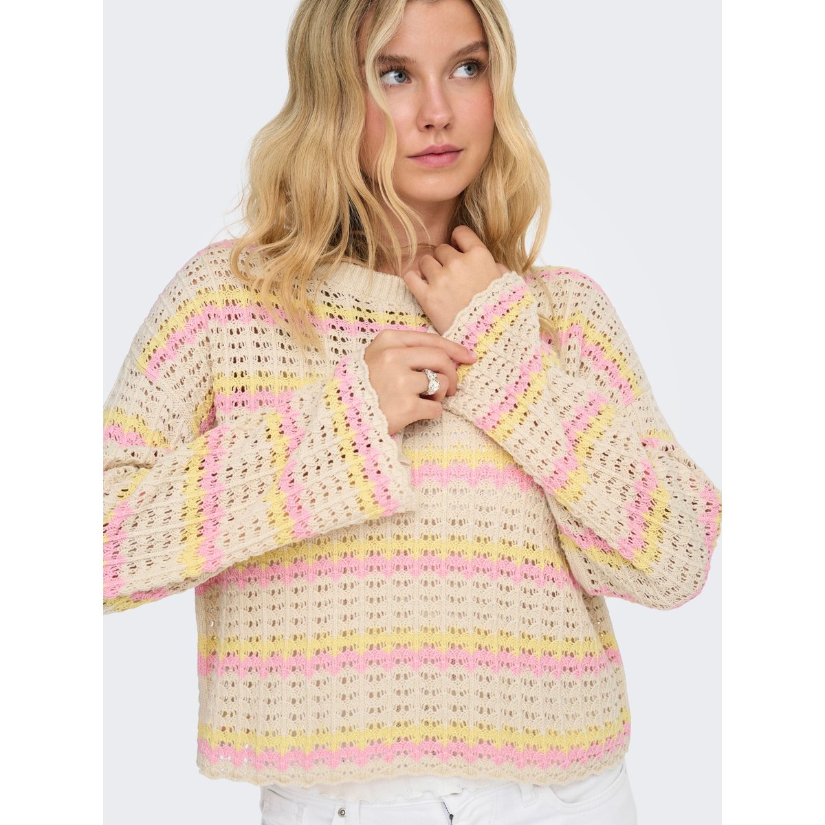Pull En Maille birch, ONLY