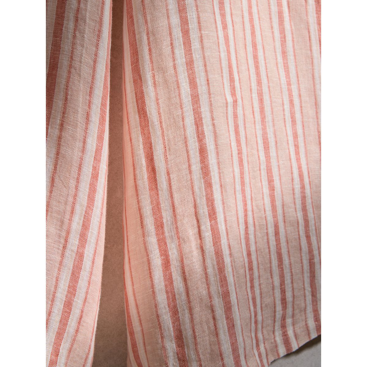 Pantalon palazzo large lin n. premium rose à rayures, NEXT