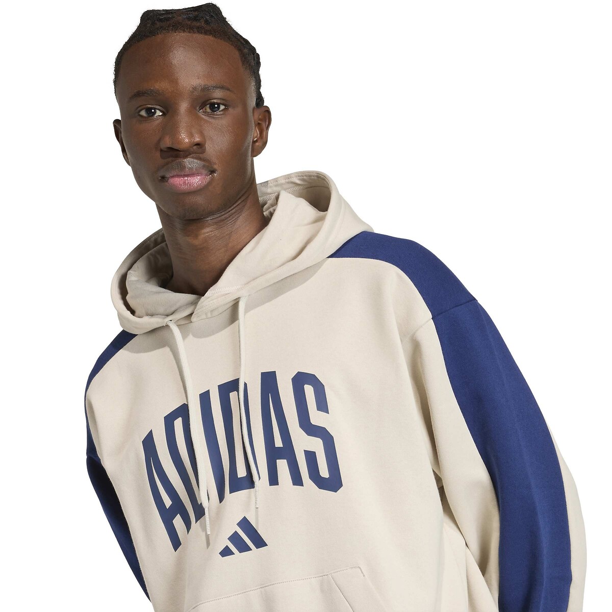 Sweat à capuche collegiate SEASONALS gris/bleu foncé, ADIDAS SPORTSWEAR