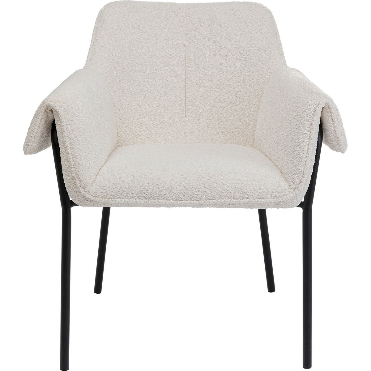 Chaise avec accoudoirs, BESS crème, KARE DESIGN