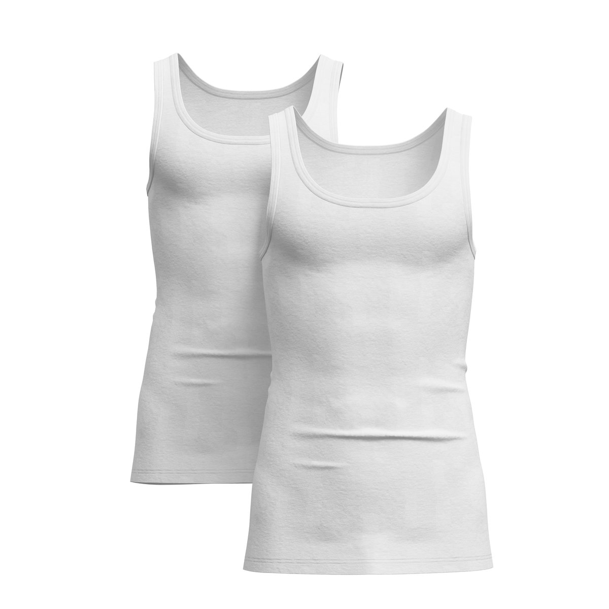 sans manches Coton TWISTED COTTON DUO blanc, CALIDA