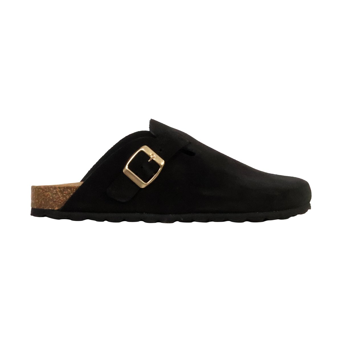 Mules Cuir Noga Boreal Edge noir, THE DIVINE FACTORY