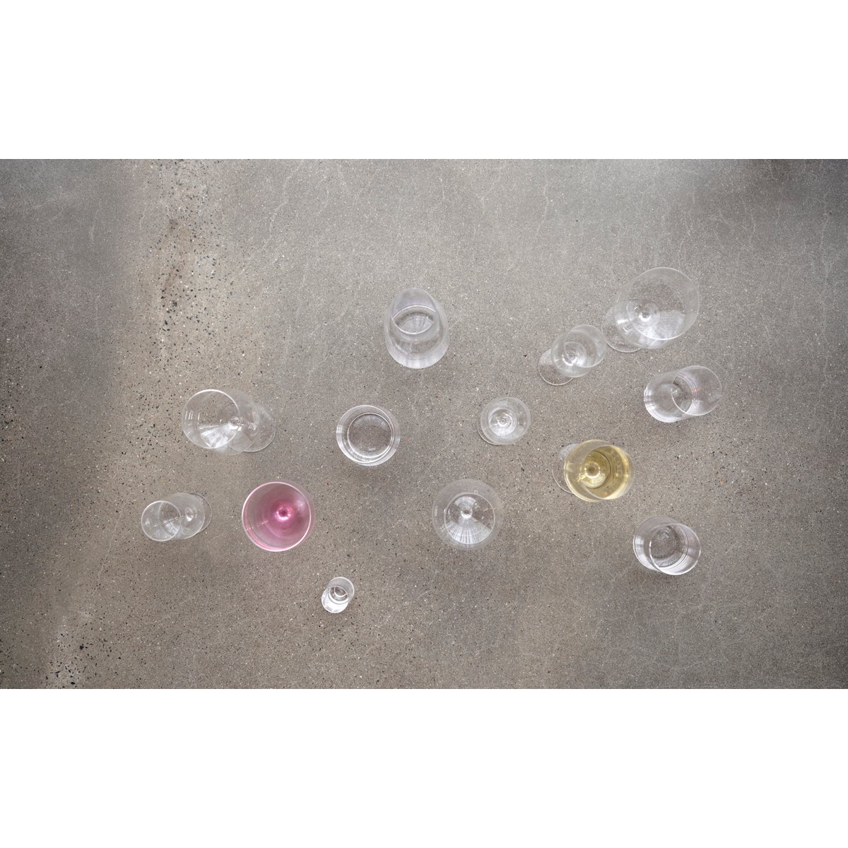 Set de 2 verres en cristal Wideball ROCKS transparent, ZONE DENMARK