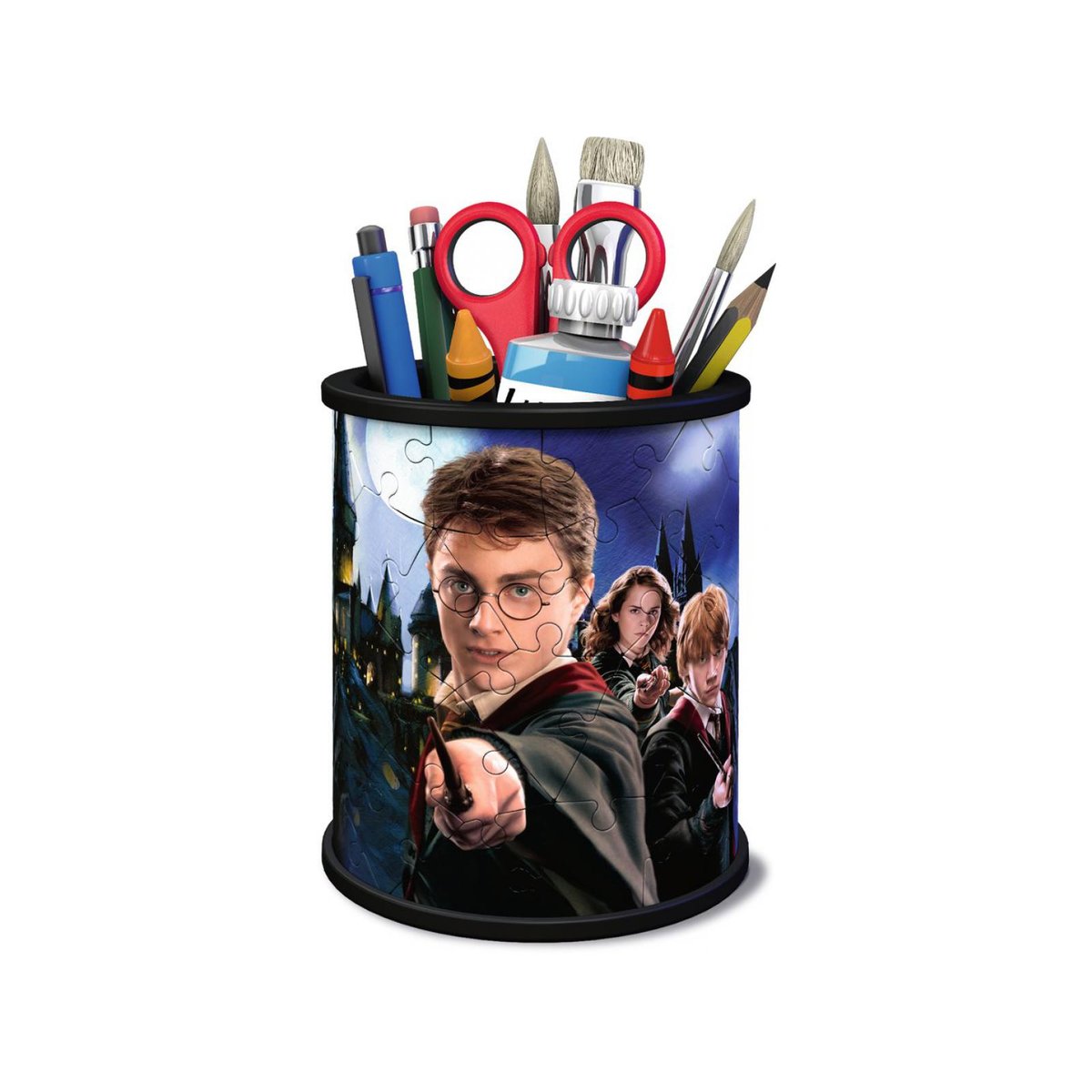 Puzzle 3D Pot à crayons - Harry Potter couleur unique, RAVENSBURGER