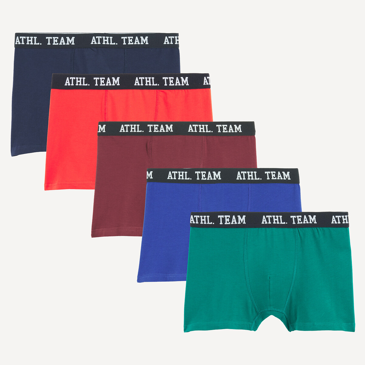 Lot de 5 boxers assortis, LA REDOUTE COLLECTIONS