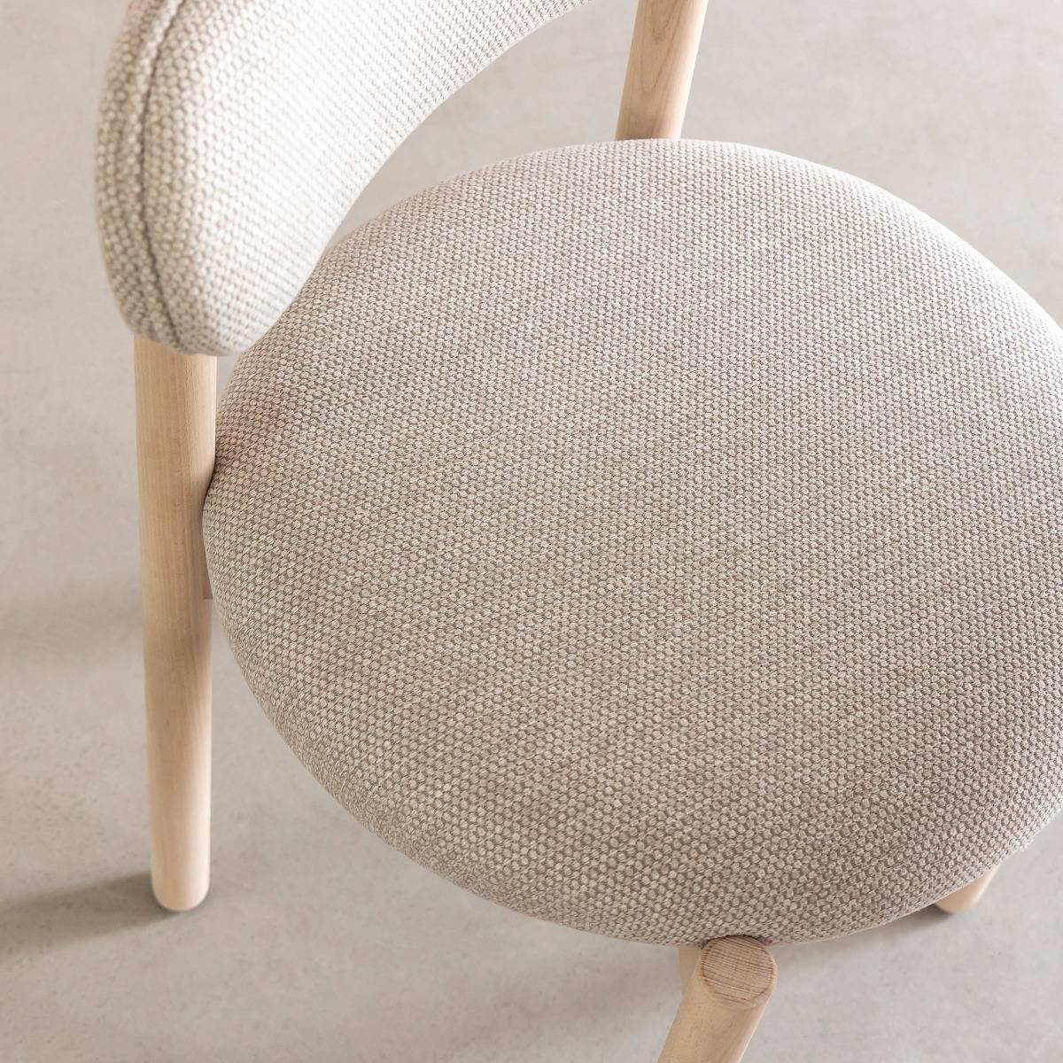 Lot de 2 chaises en bois de hêtre LÉRIDA bois clair, MADE IN MEUBLES