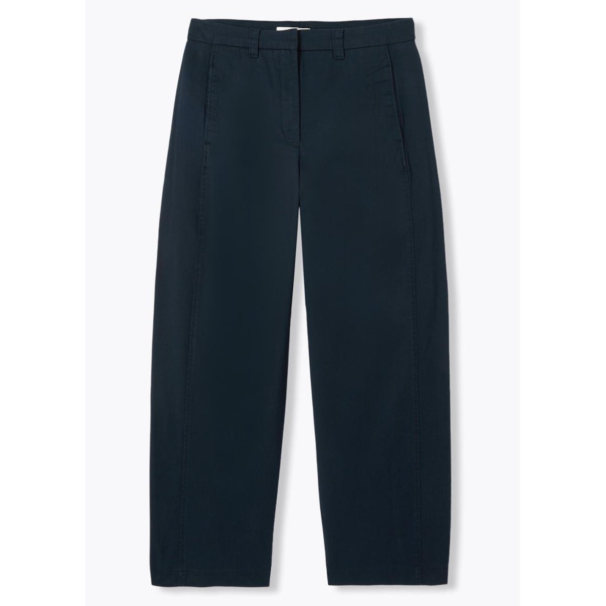 Pantalon balloon en toile marine, PROMOD