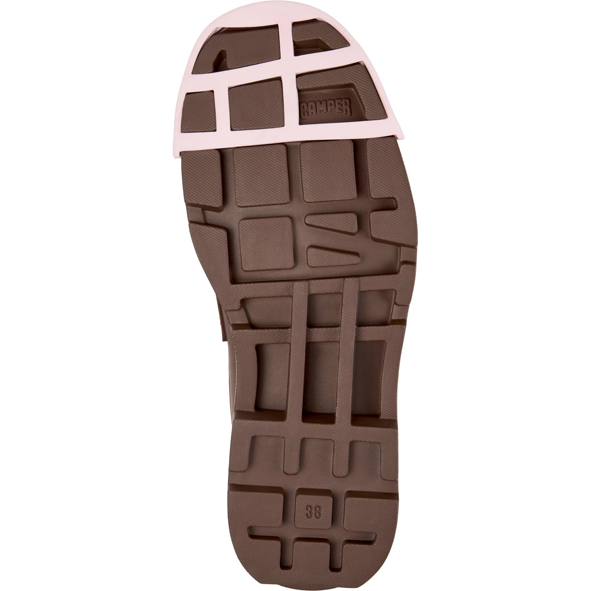 Mocassins Cuir JUNCTION marron moyen, CAMPER