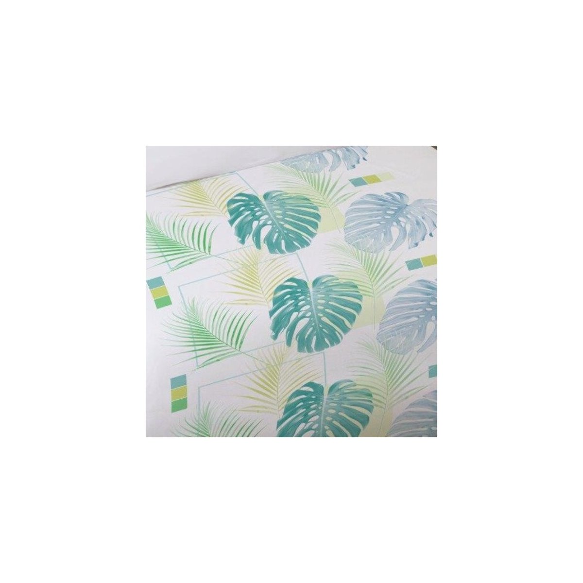 Housse de couette 240x220 DION + 2 taies 100% coton blanc, DECORATIE