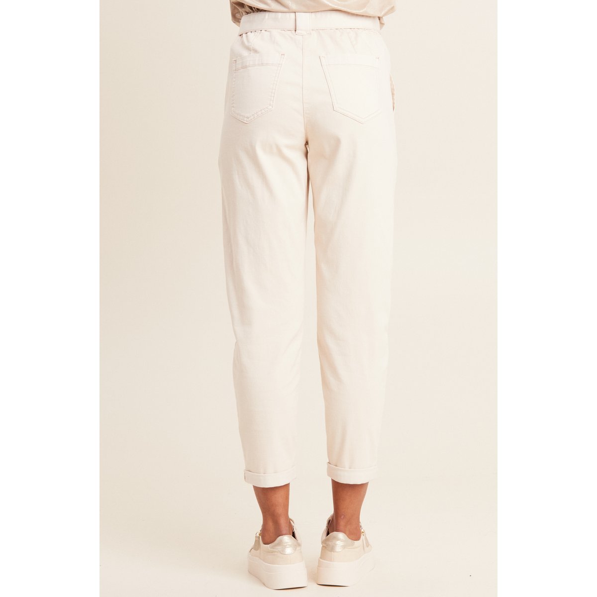 Pantalon large 7/8ème ivoire, BREAL