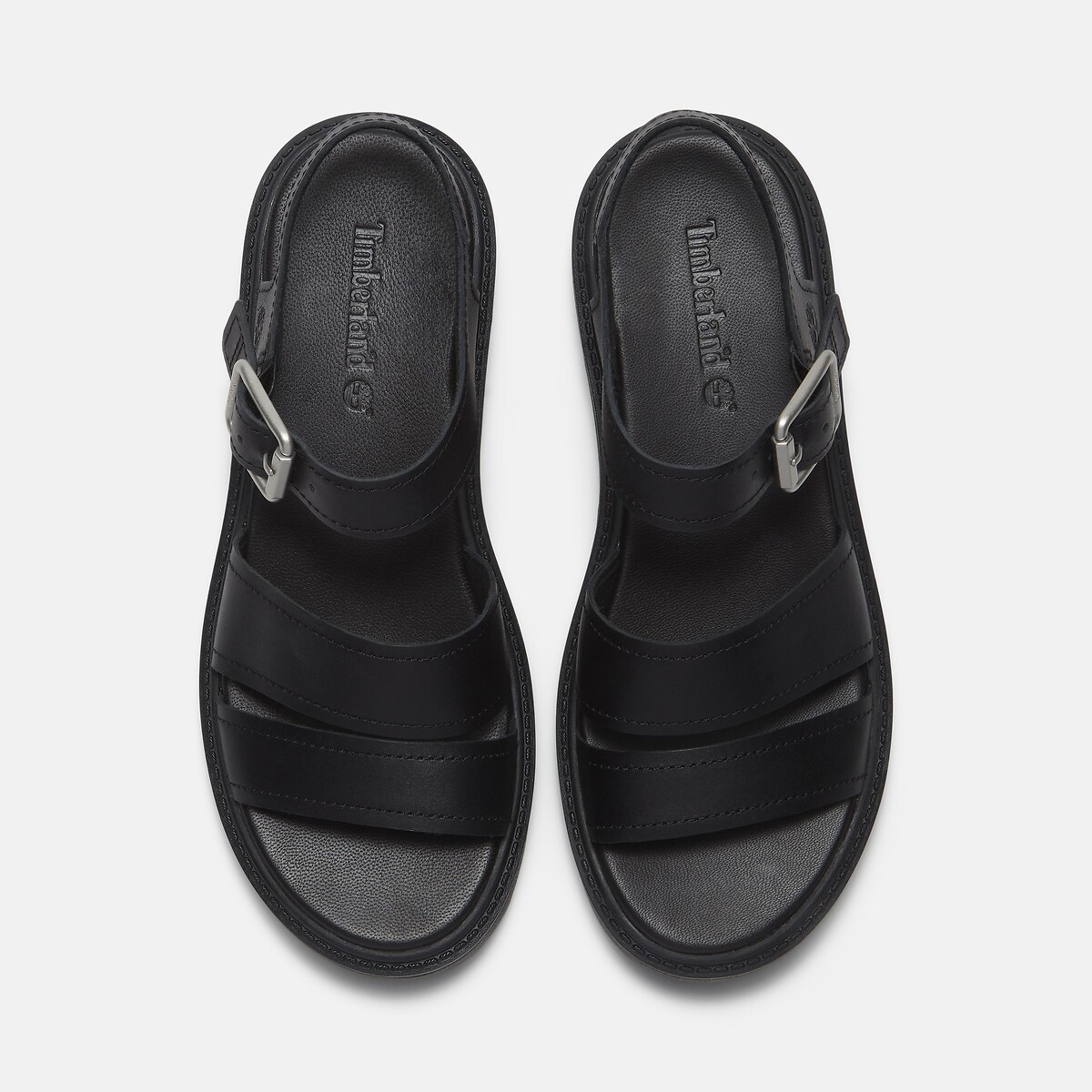 Stone Street Backstrap Leather Sandals black, TIMBERLAND