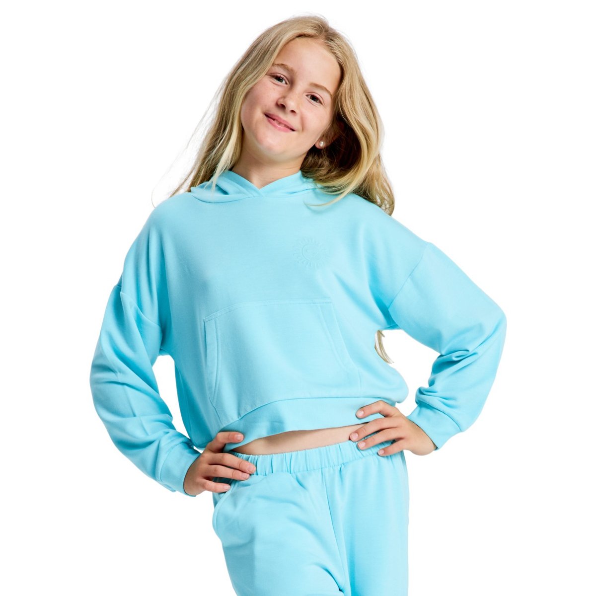 Sweat à capuche SURFING BY DAYLIGHT. bleu aqua splash, ROXY