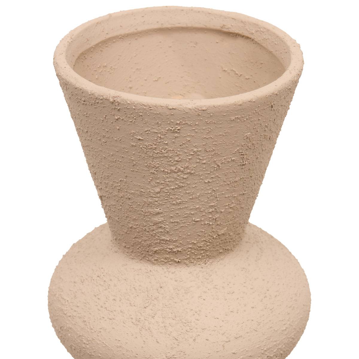 Vase totem grand format en dolomite EZIA marron, ATMOSPHERA