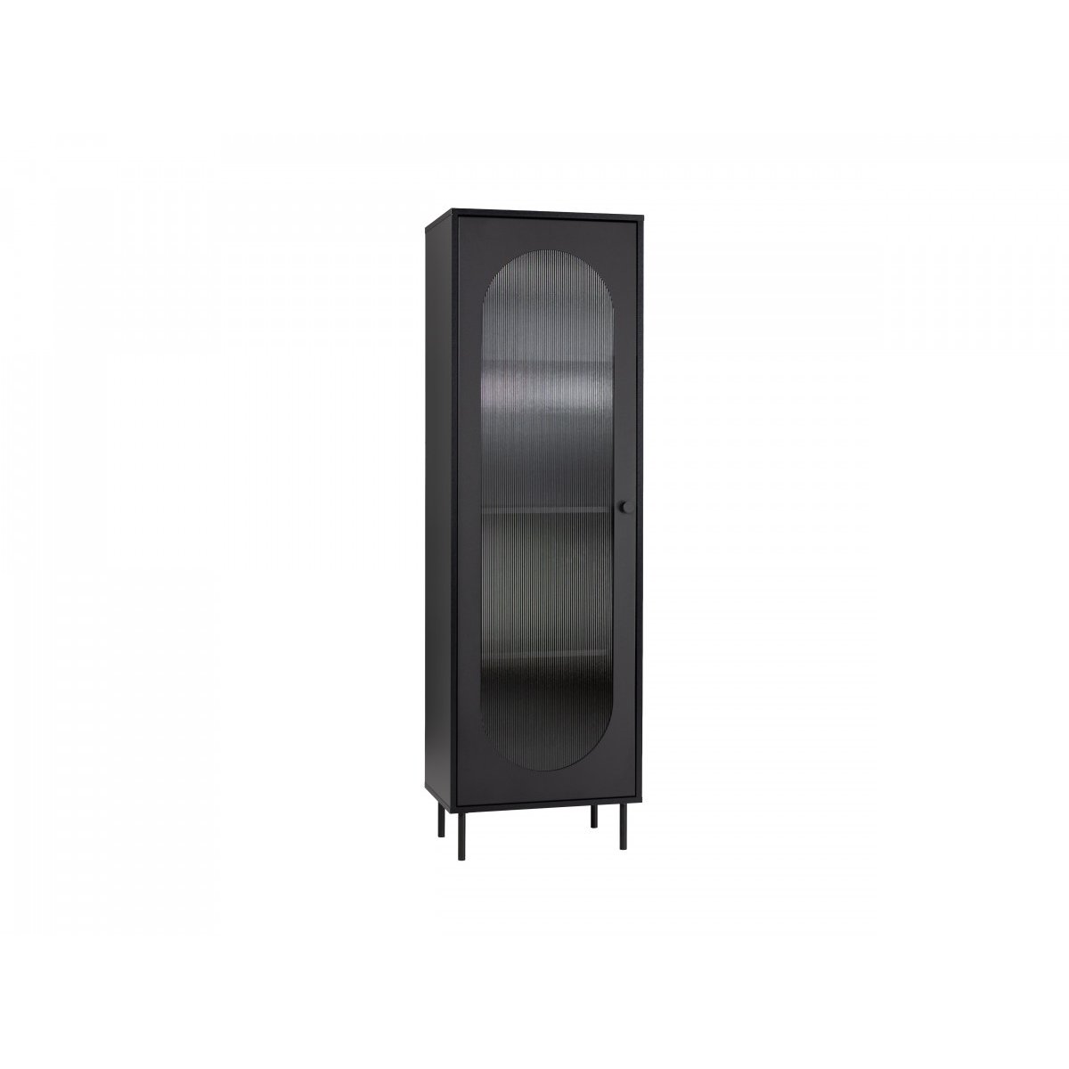 Vitrine 60 cm 1 portes, SOHAN noir, BOBOCHIC