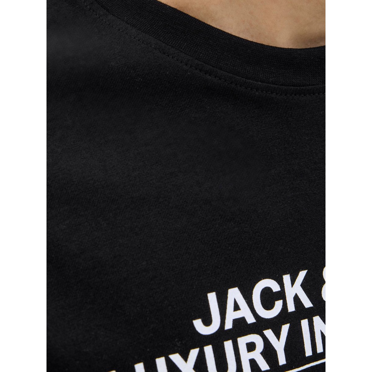 T-Shirt noire - black, JACK & JONES