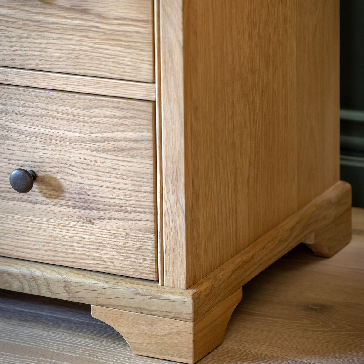 Harriet Oak 3 Drawer Chest light oak wood, SO'HOME