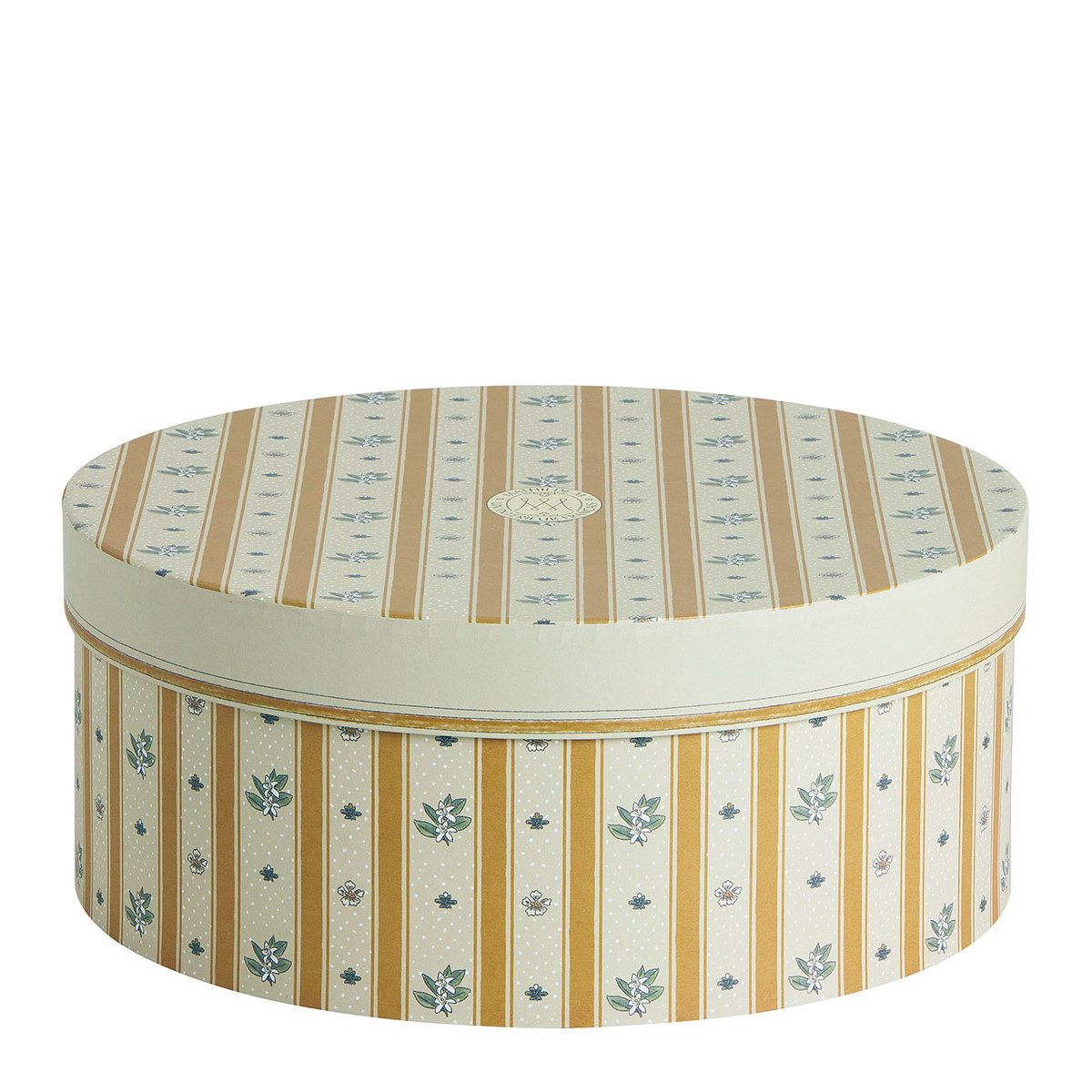 Set de 2 boîtes de rangement Fleur d'Oranger orange, MATHILDE M