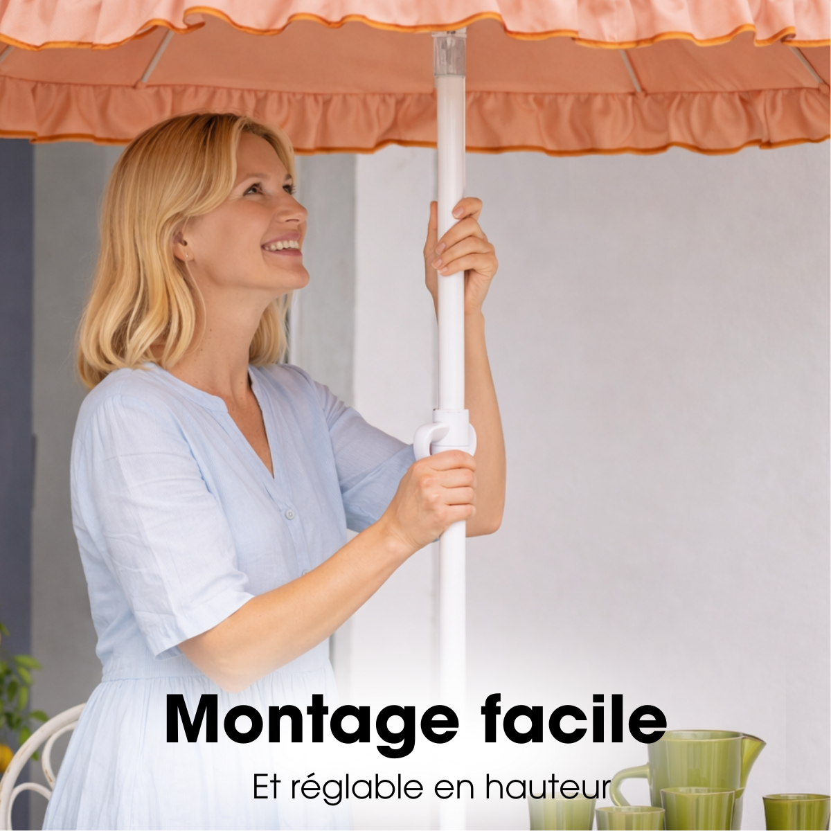 Parasol pêche, MICA DECORATIONS