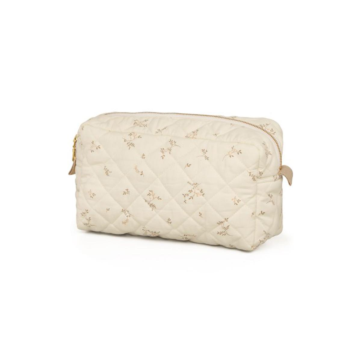 Trousse de toilette ecru, marron, CAM CAM