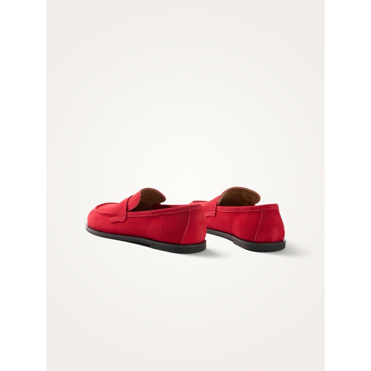 Mocassins avec talon plat et bout rond JUNO rouge, VANESSA WU