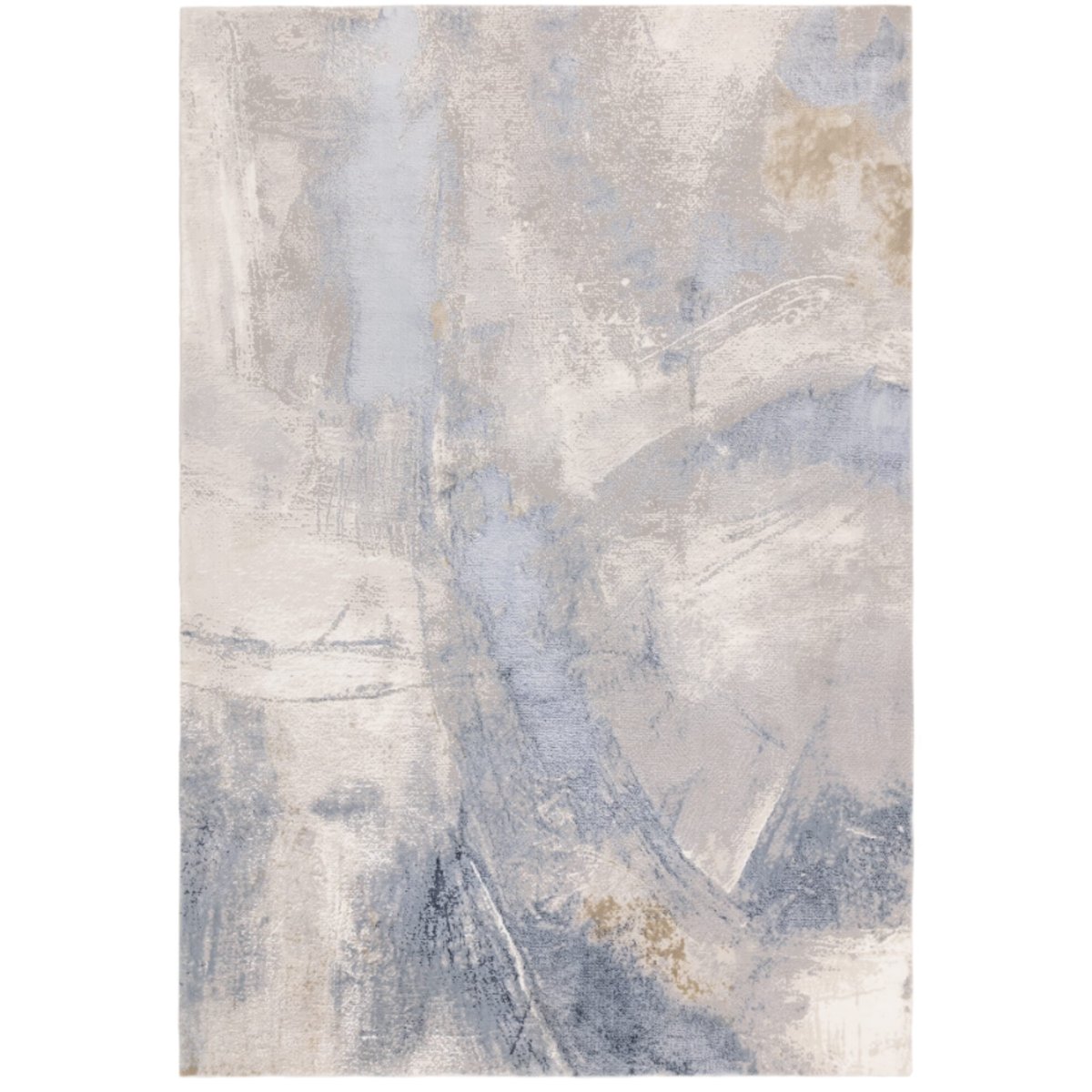 Tapis de salon et chambre moderne BLUE DREAM bleu, NOVATREND