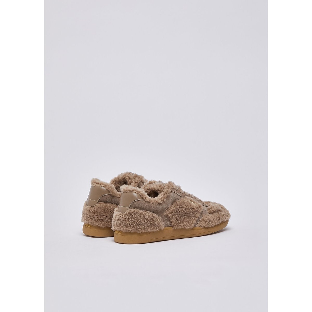 Sneakers en tissu teddy havane, LIU JO