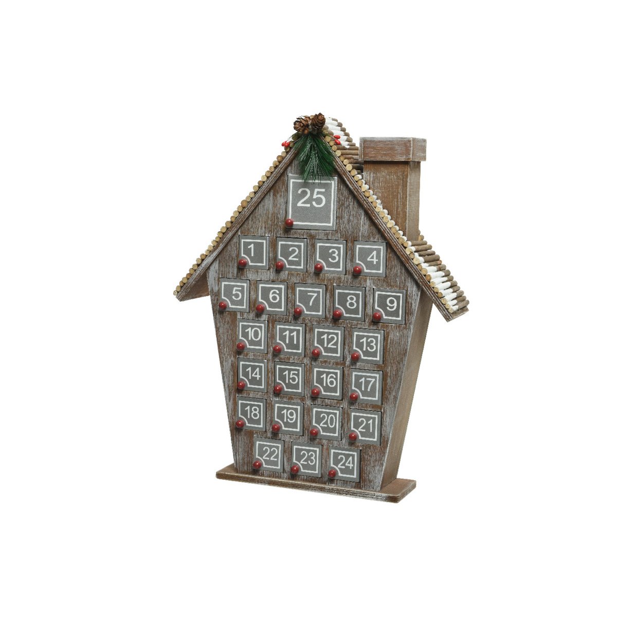Calendrier en bois à personnaliser naturel, JARDIDECO