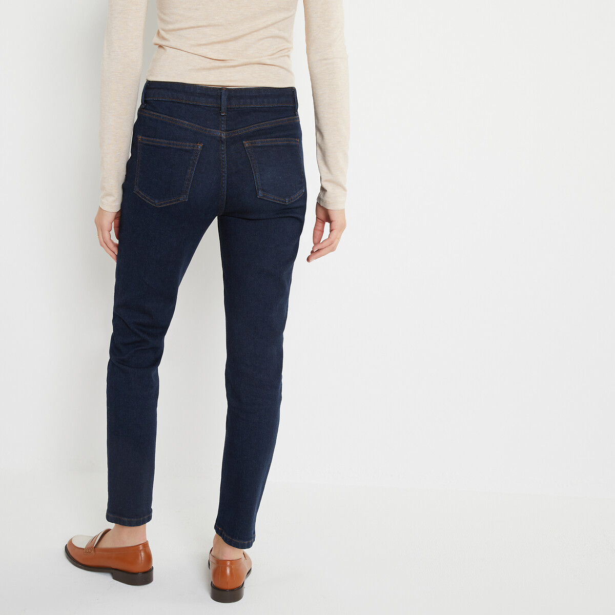 Jeans slim azul brut, LA REDOUTE COLLECTIONS