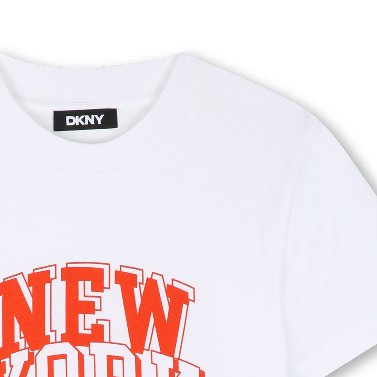 Ensemble tee-shirt et bermuda rouge blanc, DKNY