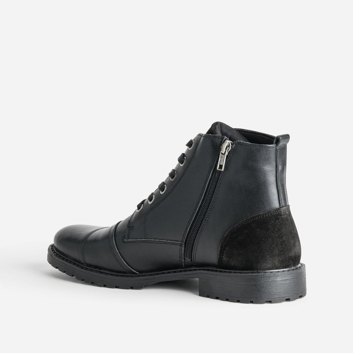 Boots en cuir LEOVANN noir, ERAM