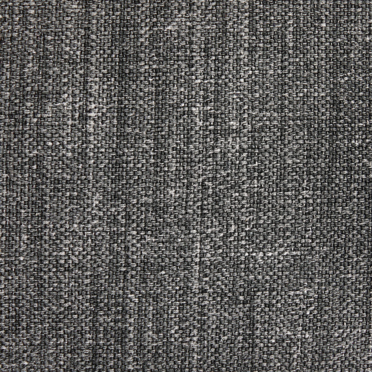 Repose-pieds modulable en coton et lin, TIBERIO anthracite, AM.PM
