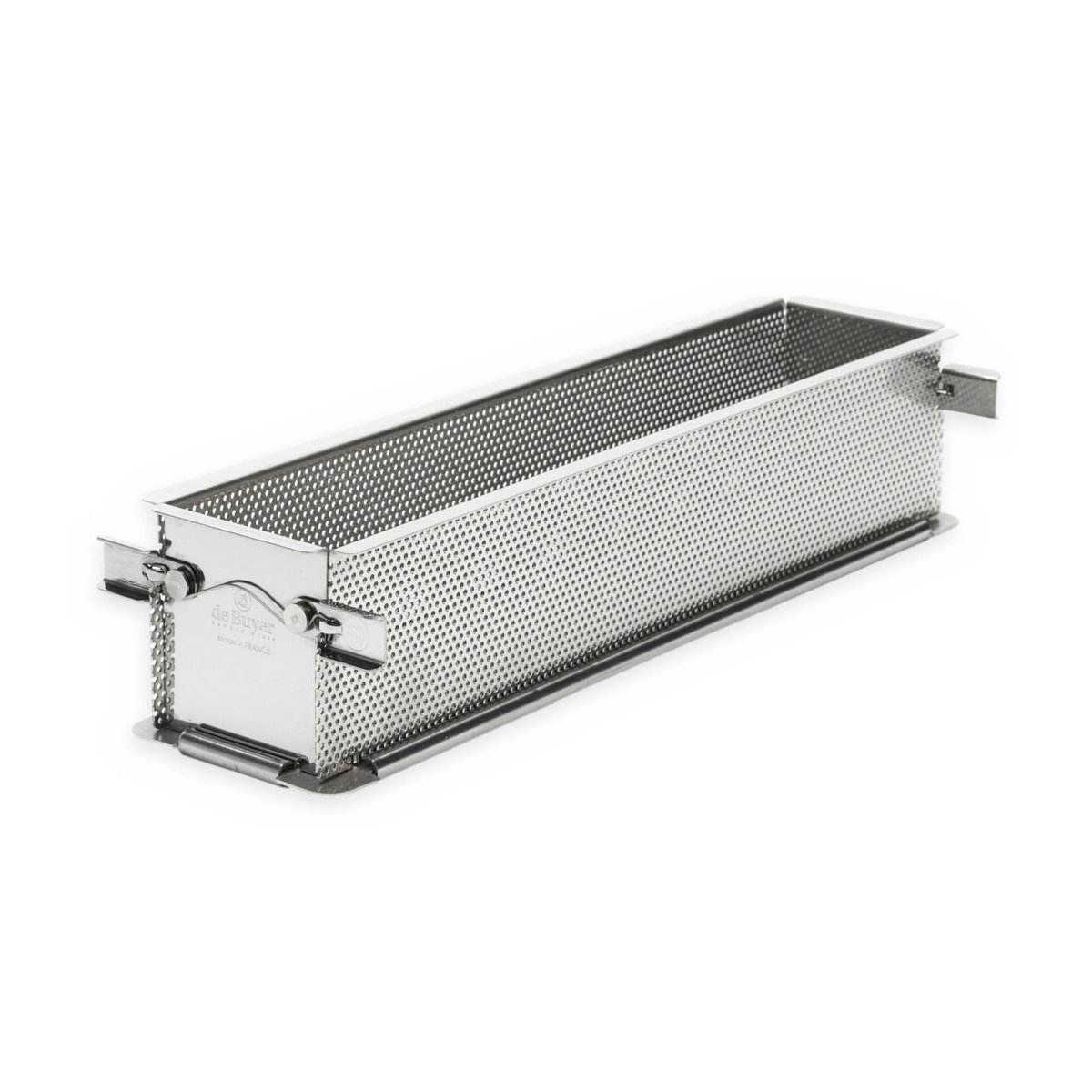 Moule perforé pliant - 35 x 7 x 7,5 cm gris, DE BUYER