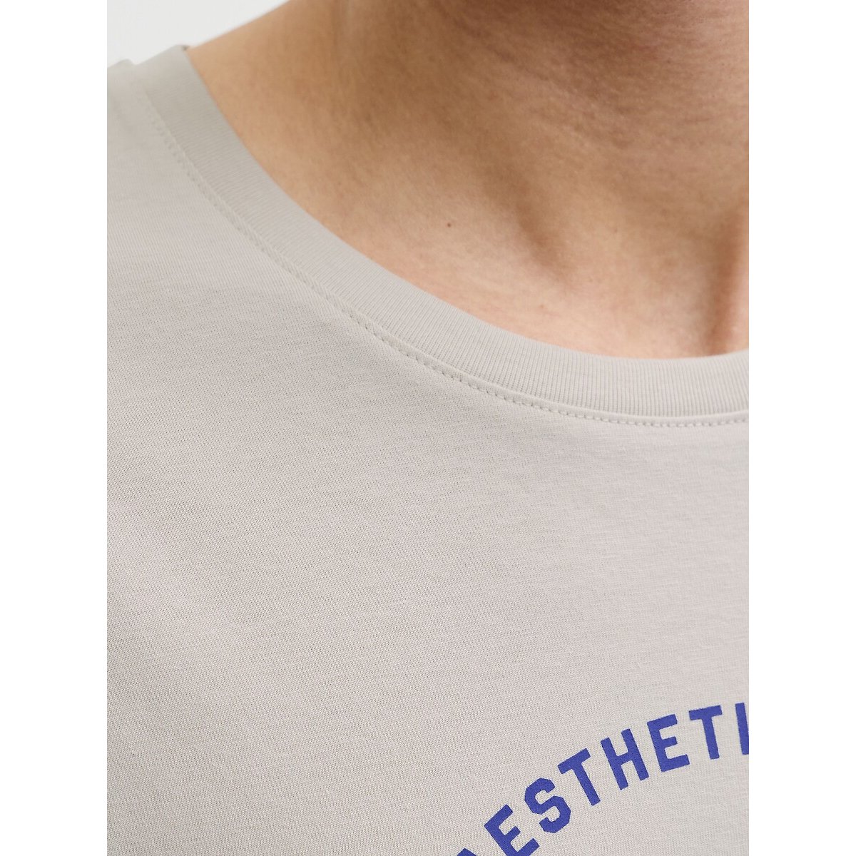 T-shirt manches courtes ecru, JACK & JONES