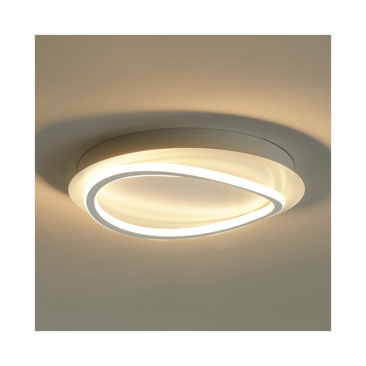 Plafonnier Moderne à LED Intégrées - MAORI blanc, KOSILUM