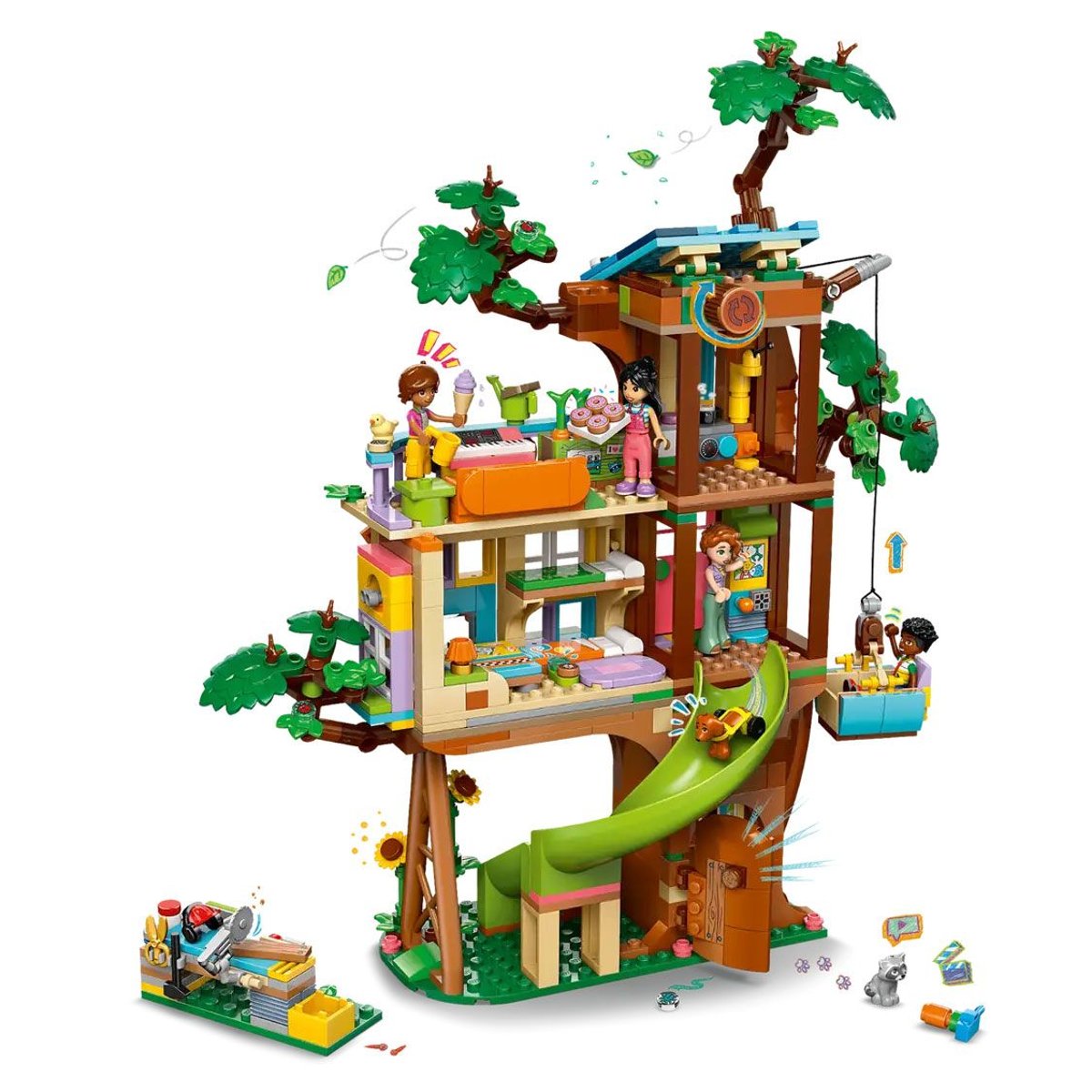 LEGO Friends - La cabane de l'amitié 42652 : Un univers d'aventures créatives couleur unique, LEGO