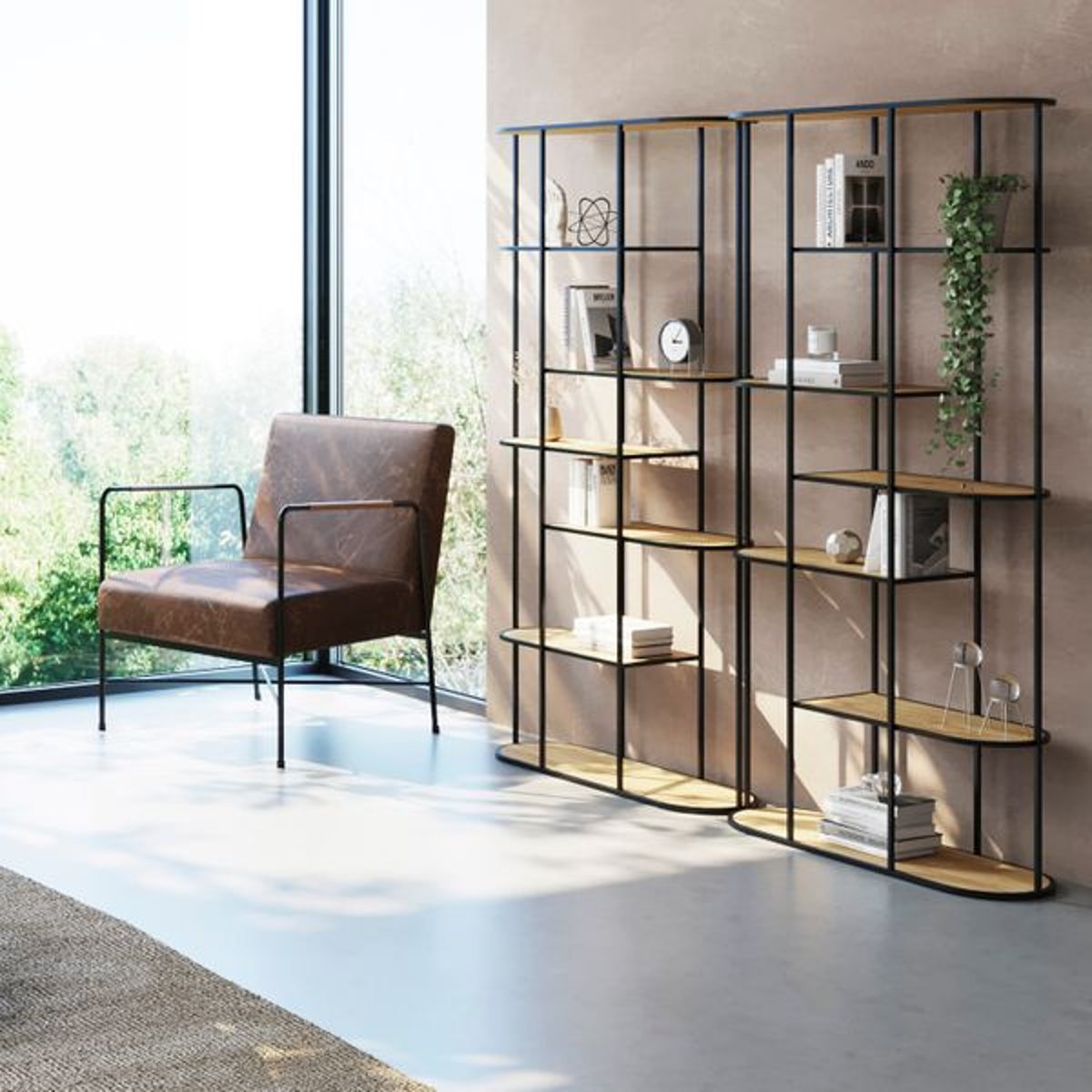 Bibliothèque chêne naturel, ZAGO
