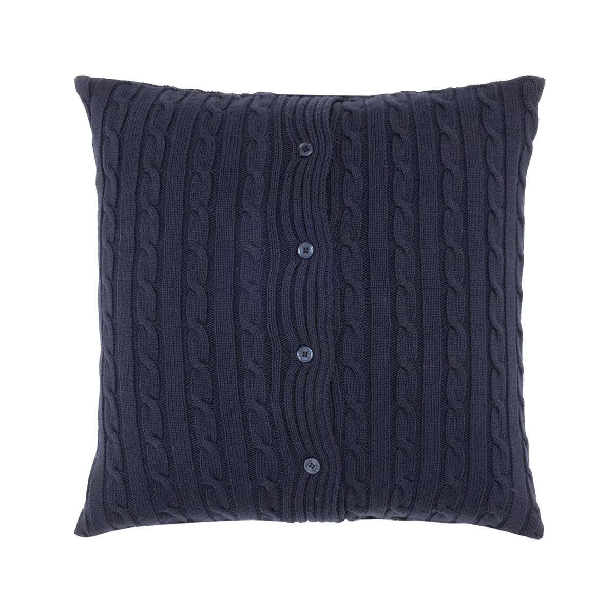 Housse de coussin en coton, CABLE navy, RALPH LAUREN HOME