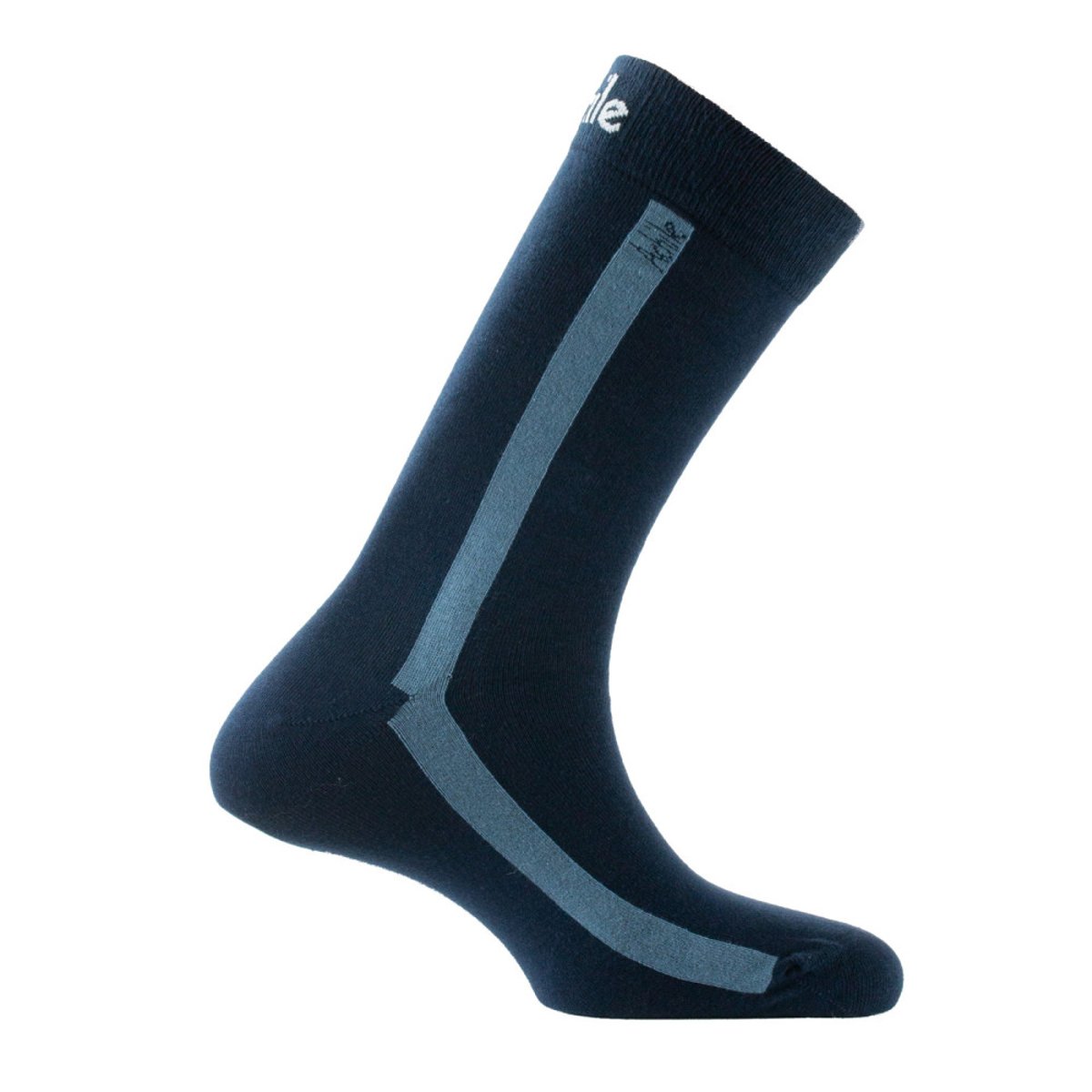Mi-chaussettes en coton GREG marine, ACHILE