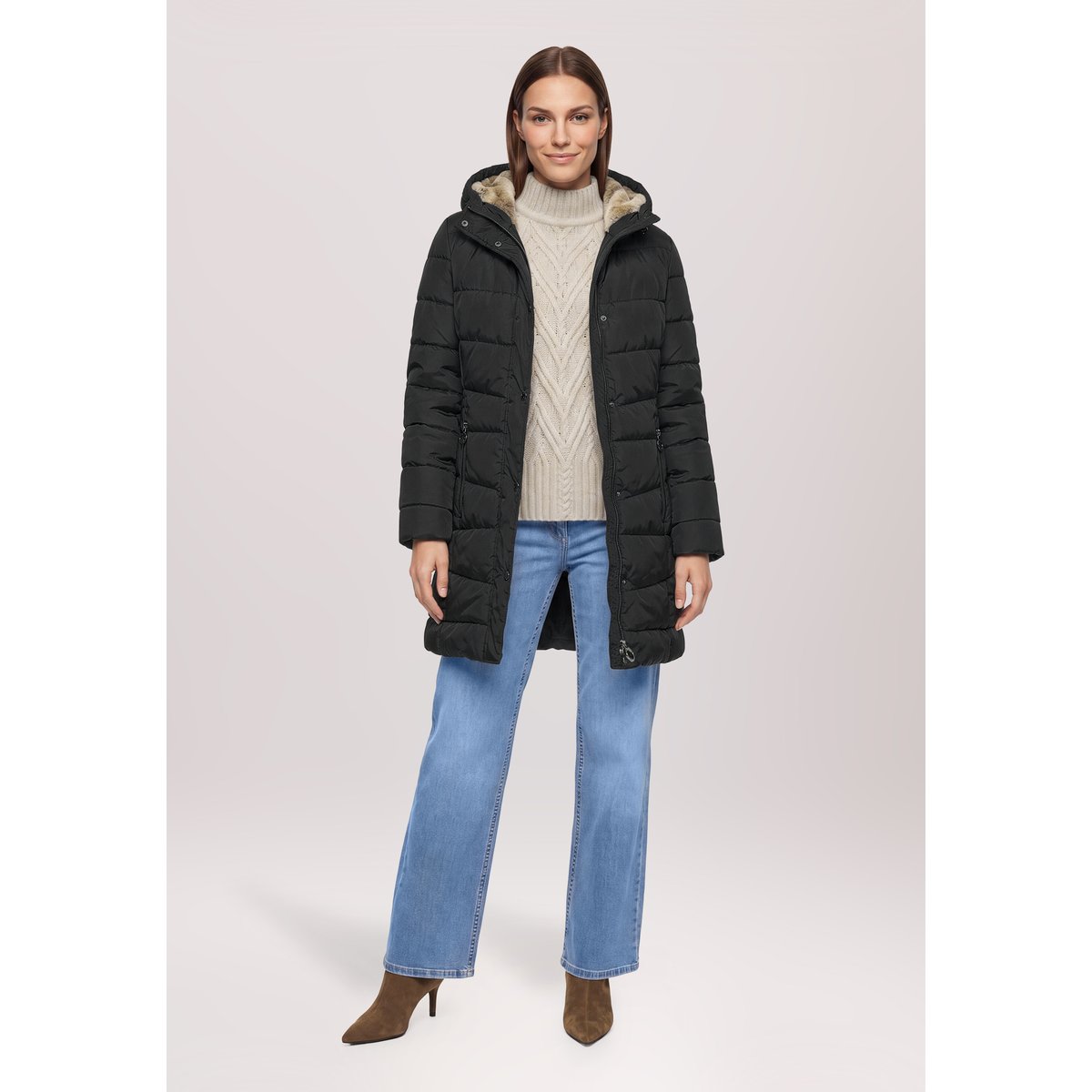 Veste outdoor à capuche noir, BETTY BARCLAY