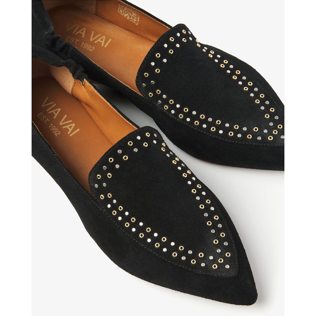 Mocassins LOLA GABRIEL noir, VIA VAI