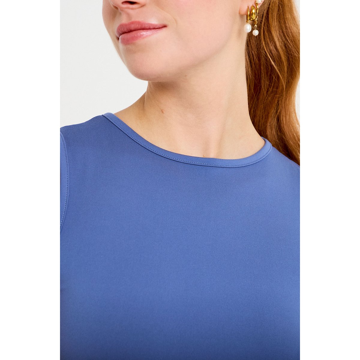 Débardeur col rond activewear bleu foncé, CACHE CACHE